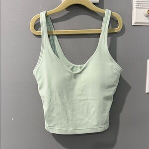 lululemon athletica Light Green Tank Top
